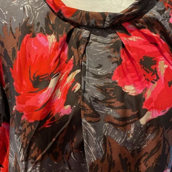 Boden Floral Silk Blend Blouse - Picture 2 of 8